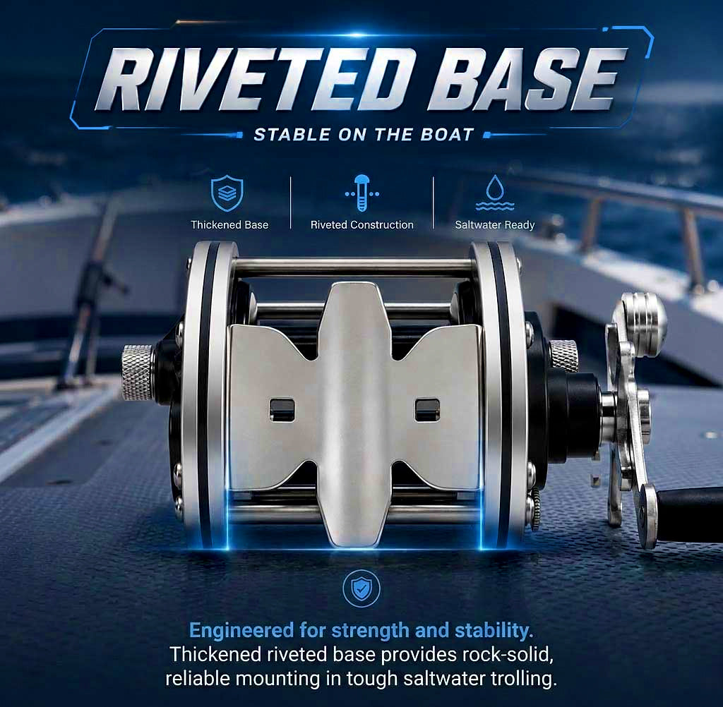 PN Series Metal Conventional Reel, PN300 / PN400 – product photo