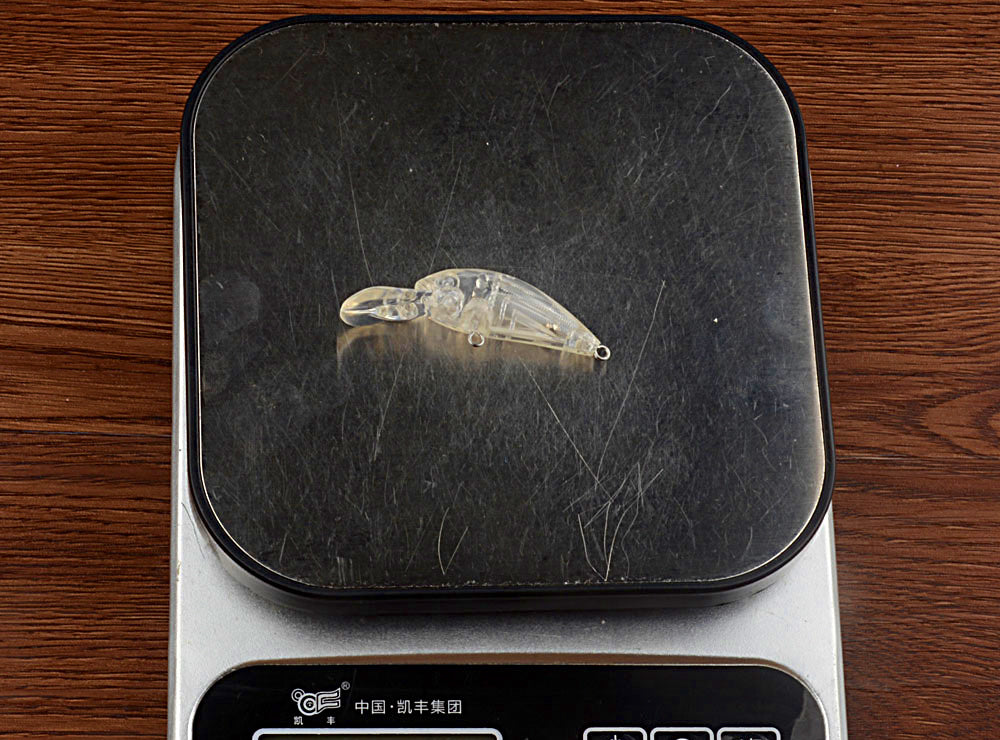 Unpainted Minnow Lure Blank, 5.9 cm (2.3 in), 3.4 g – product photo