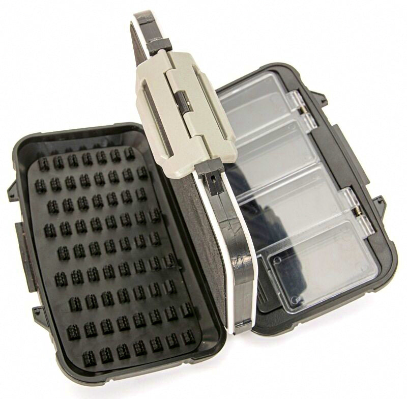Waterproof Double-Opening Tackle Box, Shockproof Sealed