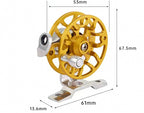 Metal Fishing Reel with Drag, Ice & Spinning Styles – product photo