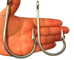 Stainless Steel Barbed Saltwater Hook, 7731SS, 5/0–20/0 – product photo