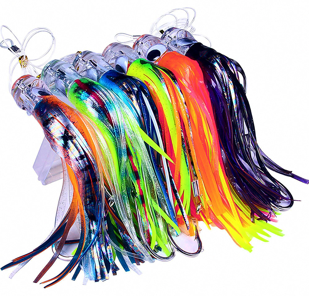 Soft Octopus Trolling Lure, 15 cm (65 g) & 22 cm (100 g) – product photo
