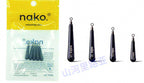 Tungsten Baseball Sinkers, 1/8–3/8 oz (3.5–10.5 g), 5-Pack – product photo
