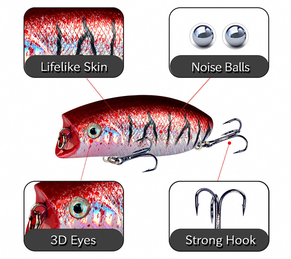 Floating Popper Lure, 5.5 cm (2.2 in), 10.5 g (0.37 oz) – product photo