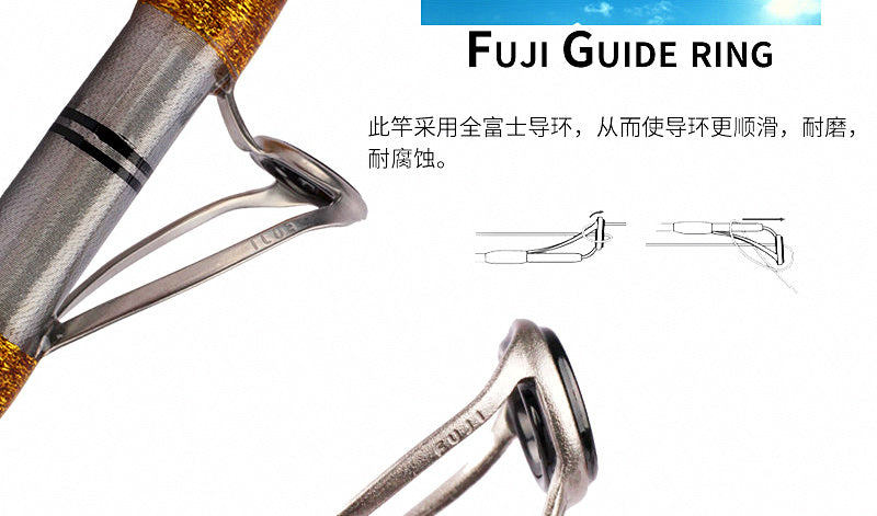 Solid Fiberglass Boat Rod for Electric Reels, 1.8–2.4 m (5.9–7.9 ft) – product photo