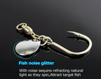 Spinner Flash Hooks with Bearing Swivel, 5-Pack, Sizes 1/0–5/0 – product photo