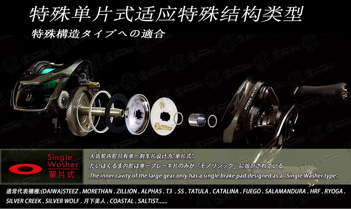 Drag Alarm Upgrade Part for Round Baitcasting Reels – product photo