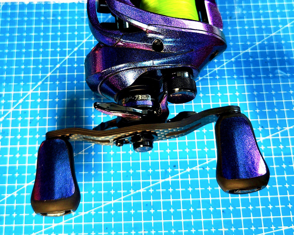 Pre-Cut Baitcasting Reel Wrap Film Kit, Left or Right Hand – product photo