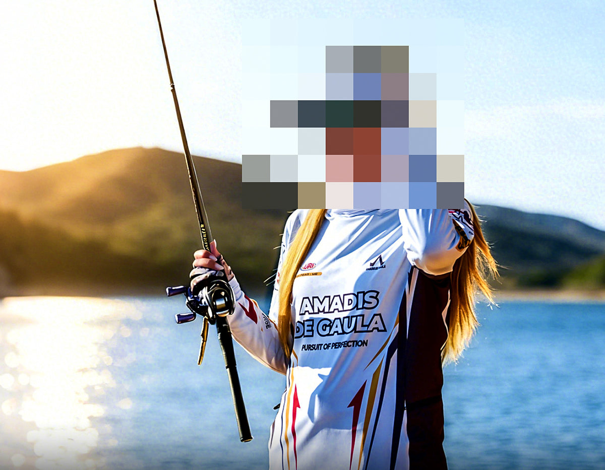 Men's UPF 100+ Long-Sleeve Fishing Sun Shirt with Face Mask – product photo