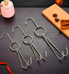 Stainless Steel Double Hanging Hook, S-Shape, Swivel – product photo