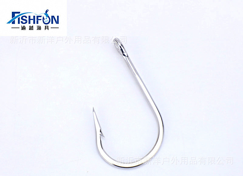 Stainless Steel Shark & Tuna Hook, Sizes 5/0–10/0 – product photo