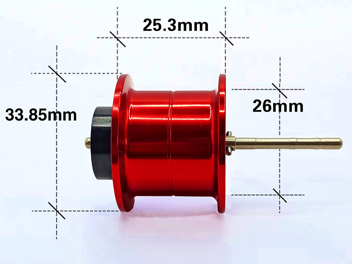 Aftermarket Baitcasting Reel Spool for Light Lures, 8 Colors – product photo