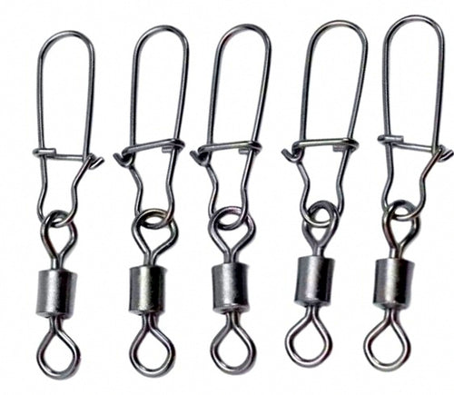 Black Swivel with Interlock Snap, Sizes 14 to 4/0 – product photo