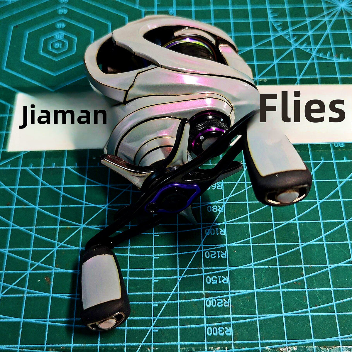 Baitcasting Reel Wrap Film, Pre-Cut Protective Sticker Kit – product photo