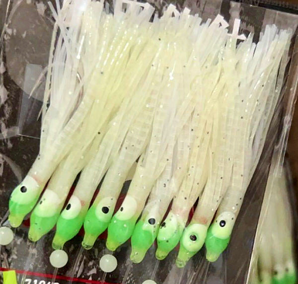 9-Hook Squid Jig Rig, Size 3, Glow or Pink – product photo