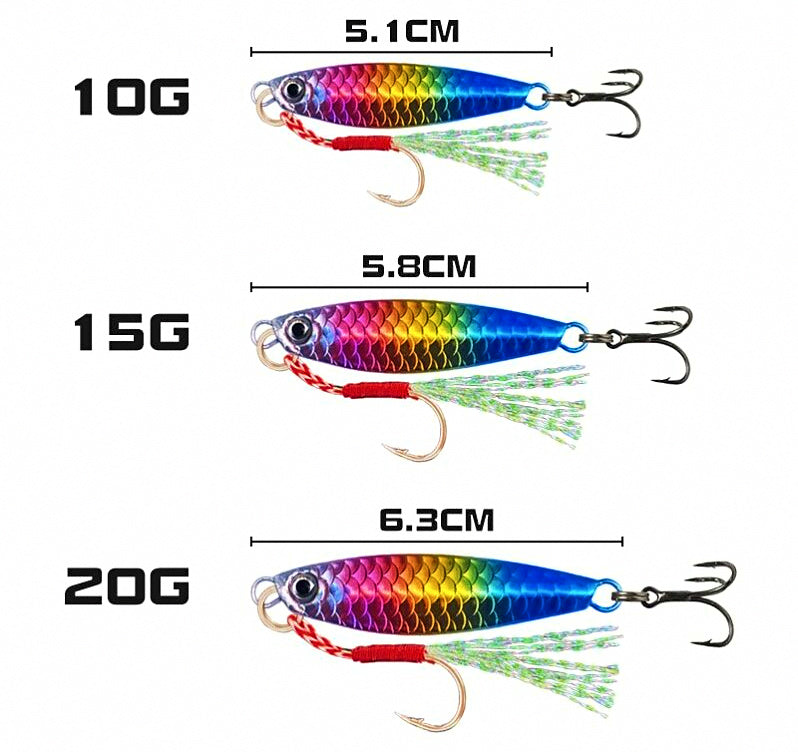Metal Casting Jig, 7–30 g (0.25–1.06 oz), 10-Pack – product photo