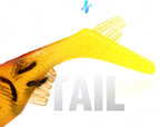 Lead-Filled T-Tail Soft Swimbait, 60–90 mm (2.4–3.5 in) – product photo