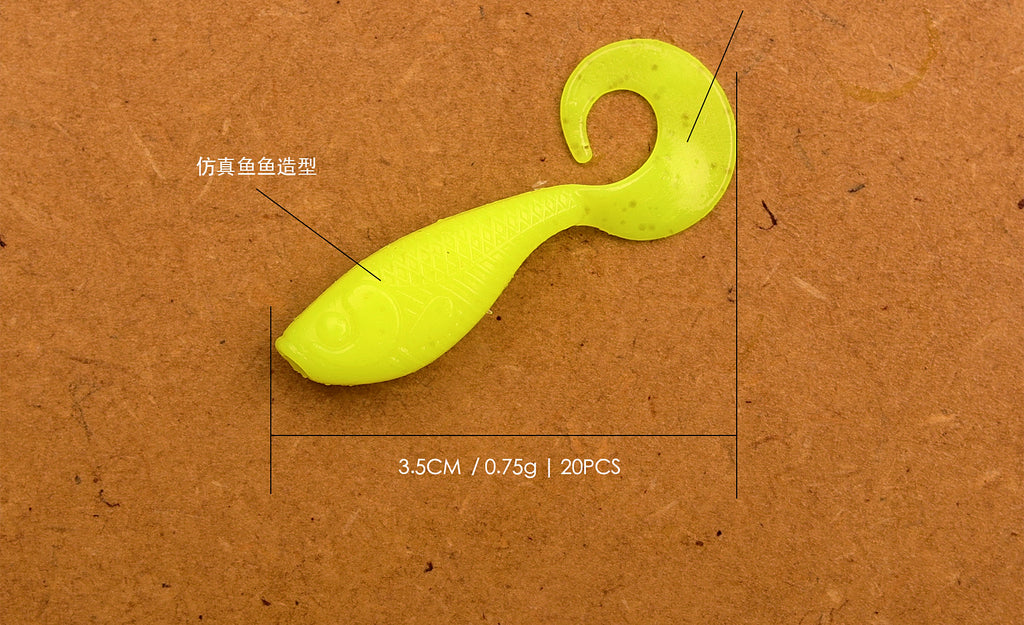 Curly Tail Grub Soft Plastic Lure, 3.5 cm (1.4 in) – product photo