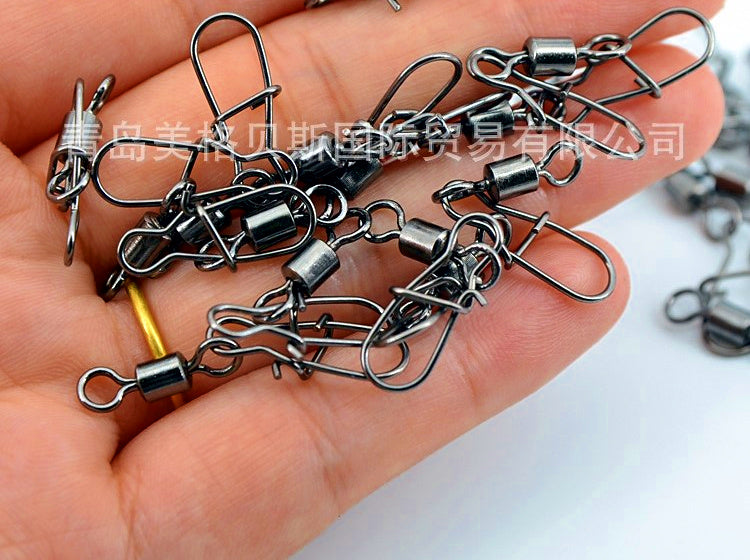 Stainless Steel Barrel Swivels, Pack of 20, Sizes 12–2 – product photo