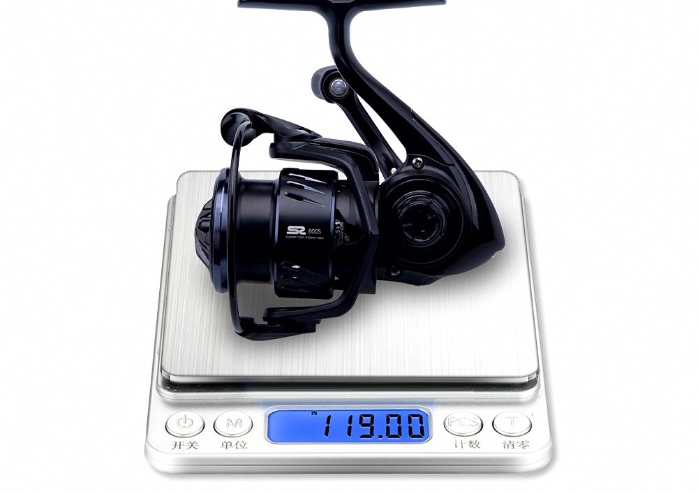 All-Metal Spinning Reel, Sizes 800S to 2500S – product photo