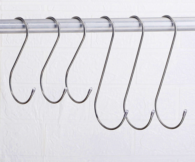 Large Stainless Steel S Hook, 15 or 20 cm (5.9 or 7.9 in) – product photo