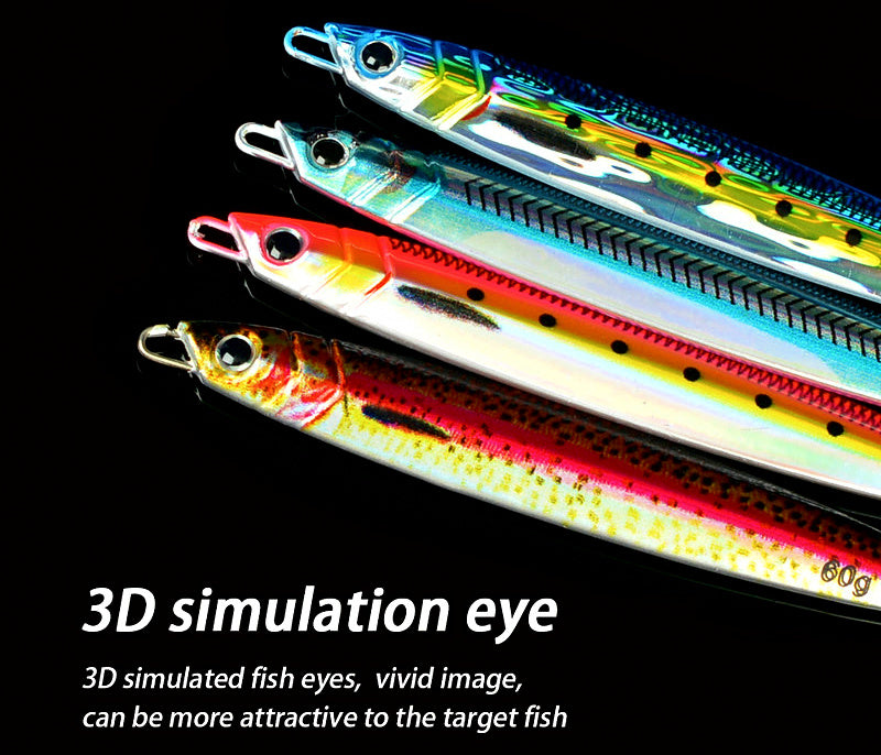 Slow Pitch Metal Jig, 40–250 g (1.4–8.8 oz) – product photo