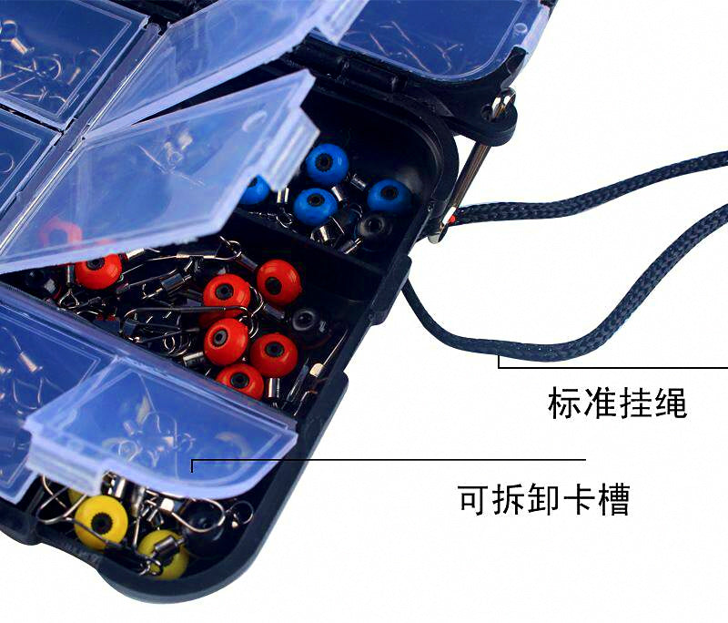 175-Piece Terminal Tackle Kit with Hooks, Swivels & Sinkers – product photo