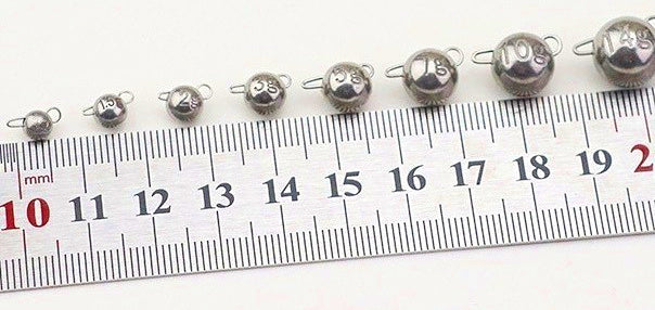 Tungsten Cheburashka Sinkers, 1–7 g (0.04–0.25 oz) – product photo