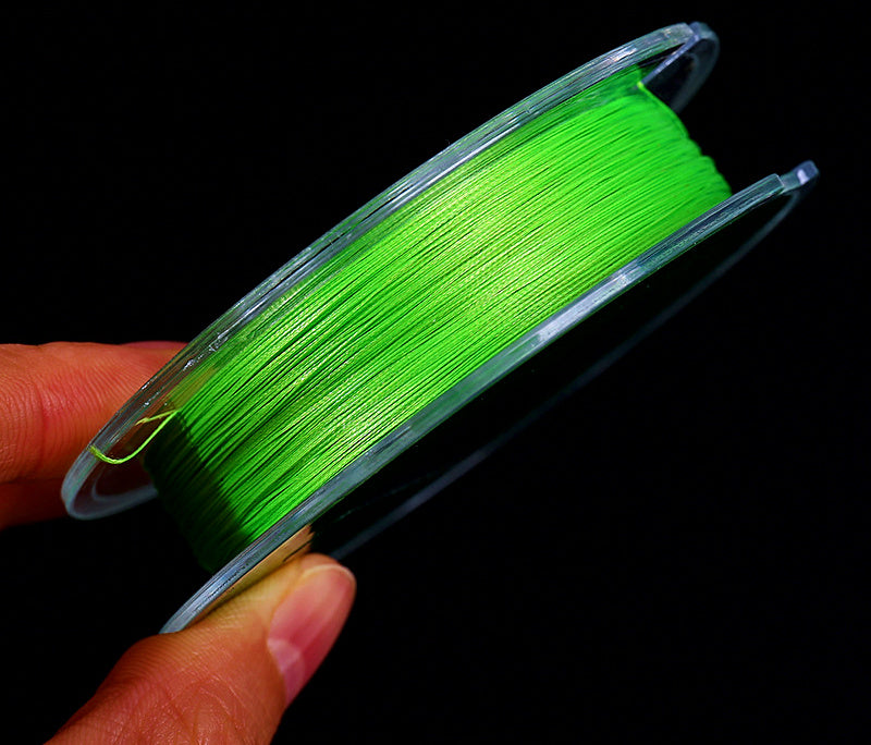 8-Strand Braided PE Line, 100 m (109 yd), Red or Green – product photo