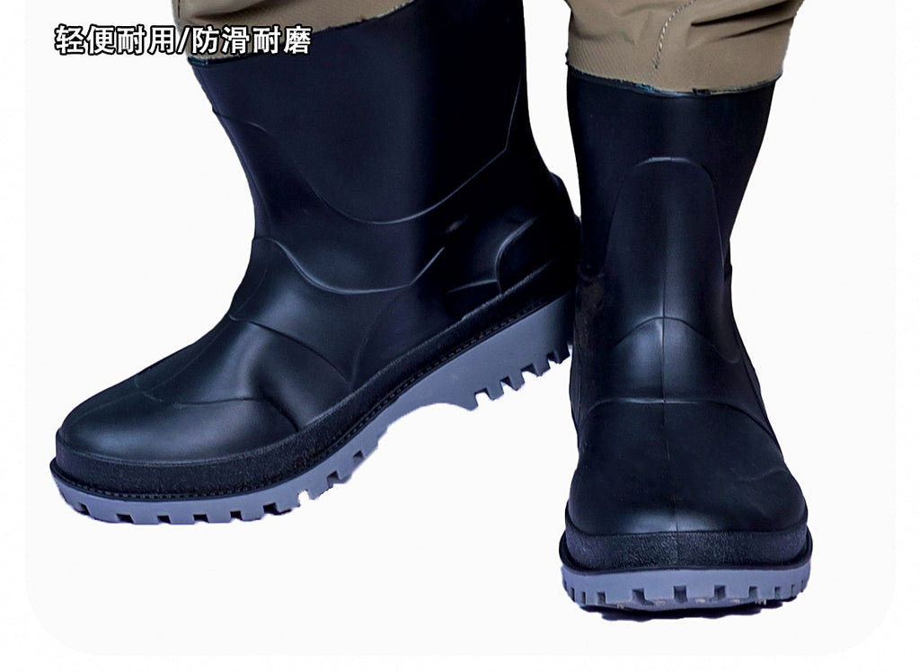 Waterproof Fishing Waders, Nylon One-Piece, Unisex – product photo