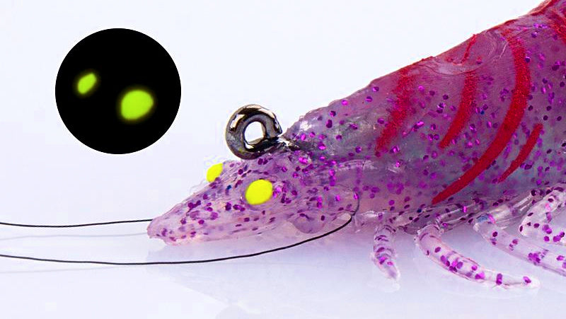 Segmented Shrimp Soft Bait Lure, 8–9.5 cm (3.1–3.7 in) – product photo