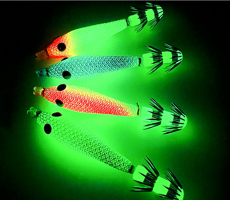 Soft Shrimp Squid Lure, 5 cm (2 in) or 7 cm (2.8 in), 5-Pack – product photo