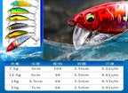 Sinking Minnow Lure, 7.5–19 g (0.26–0.67 oz), 7 Colors – product photo