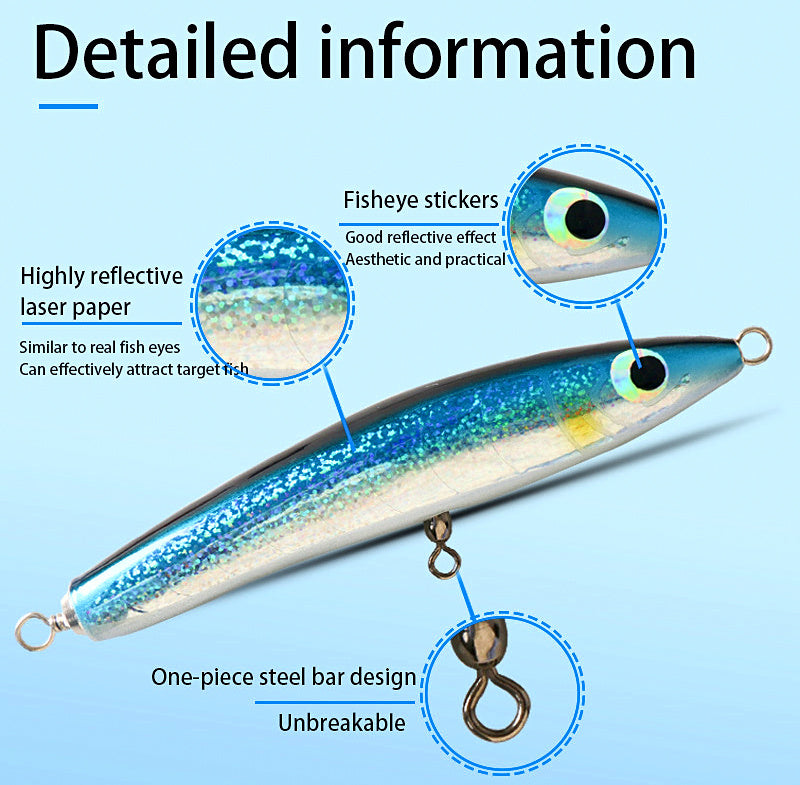 Wooden Pencil Lure, 165 mm 45 g (6.5 in, 1.6 oz) – product photo