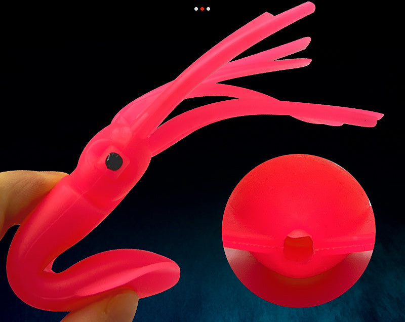 Glow Soft Squid Bait, 6.5–23 cm (2.6–9 in) – product photo