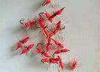 Fluorescent Pink Ant Fly Hooks, Sizes 12–20 – product photo