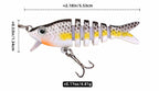 Jointed Swimbait Hard Bait, 5.5 cm (2.2 in) 4.5 g (0.16 oz) – product photo