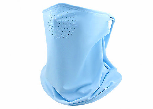Ice Silk UV Sun Face Mask, Neck Cover, Ear Loop, One Size – product photo