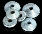 Galvanized Iron Round Sinkers, 1.06–3.53 oz (30–100 g) – product photo