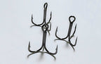 Black Treble Hooks, Size 6 to 5/0, 5 or 10 Pack – product photo