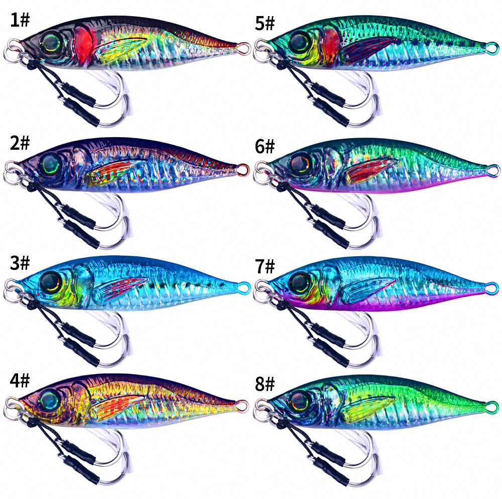 Slow Pitch Metal Jig, 7–200 g (0.25–7.1 oz) – product photo