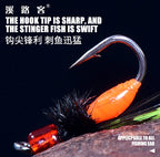 Pre-Tied Micro Fly Hooks & Sequin Rigs, Sizes #14–#18 – product photo