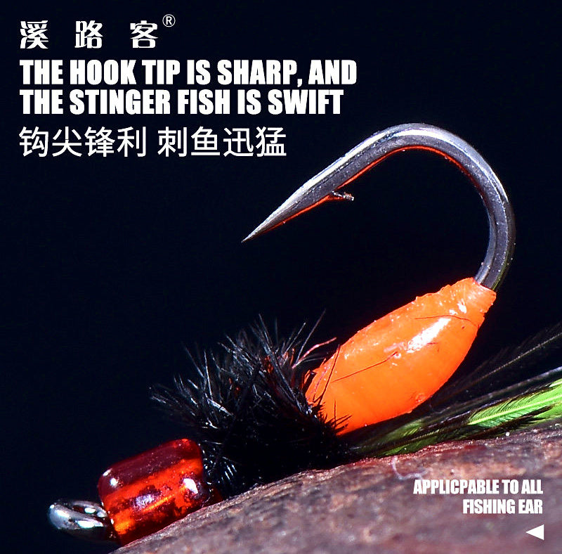 Pre-Tied Micro Fly Hooks & Sequin Rigs, Sizes #14–#18 – product photo