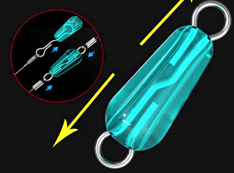 Quick-Change Figure-8 Ring Connectors, Double-Opening – product photo