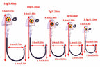 Fish Eye Jig Head Hooks, 3.5–14 g (1/8–1/2 oz), 5-Pack – product photo