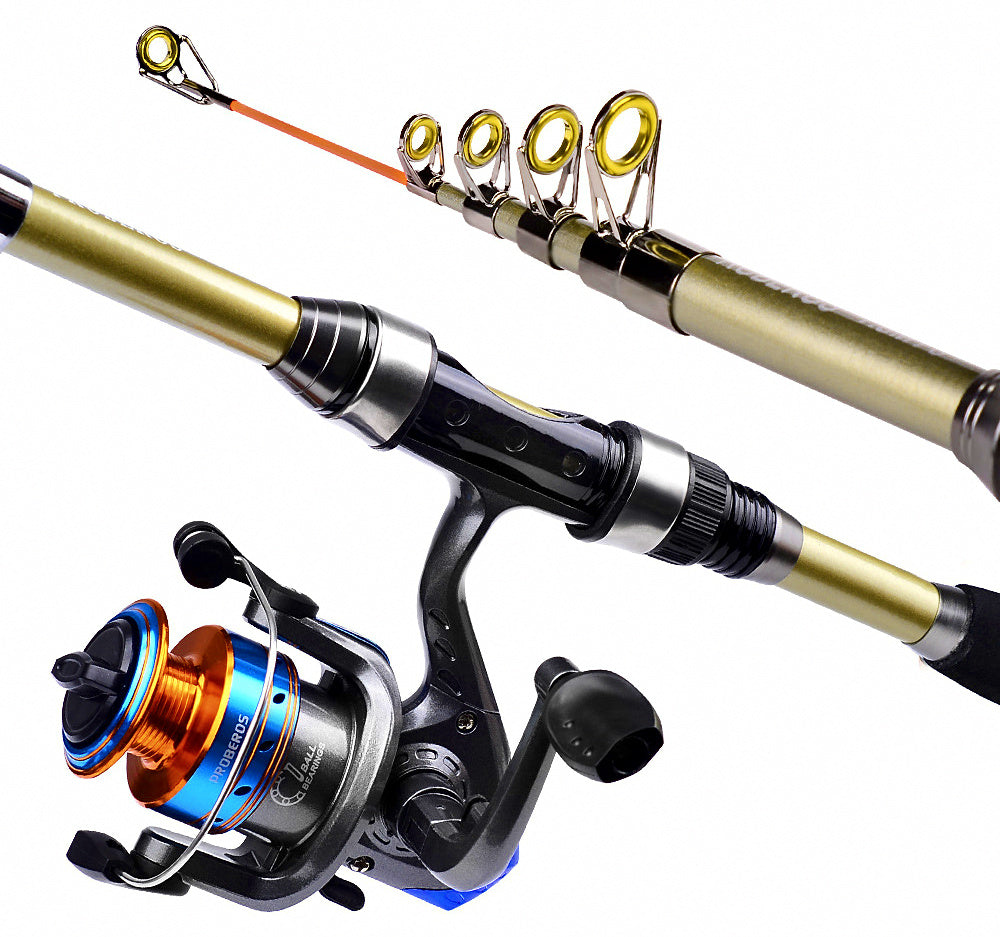 Spinning Rod & Reel Combo, 1.8 m (5.9 ft) with Bag, Tackle Box – product photo