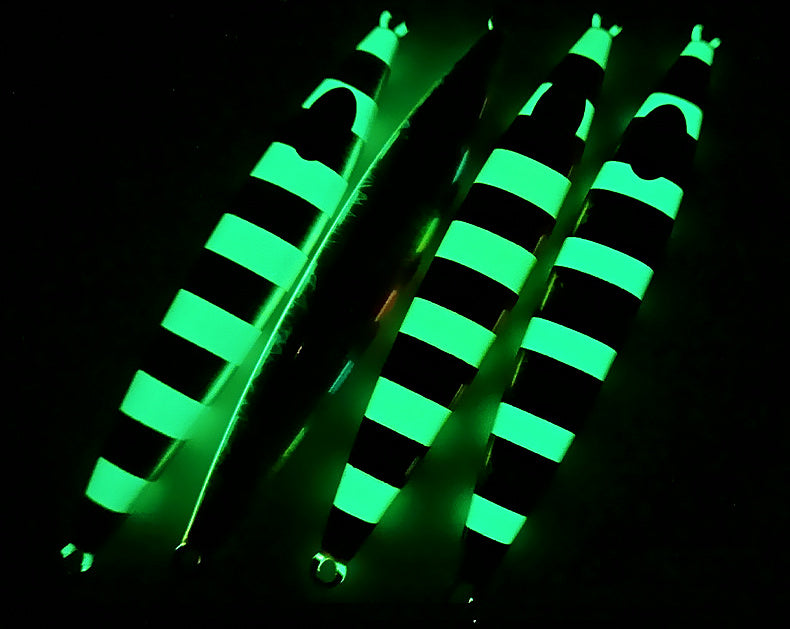 Metal Jig with Glow UV Stripe, 150–200 g (5.3–7.1 oz) – product photo