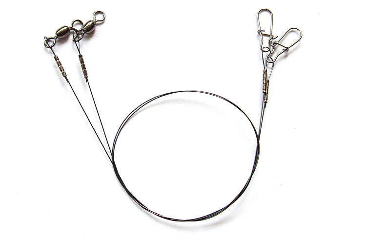 Wire Leader with Snap & Swivel, 2 per Pack, 20-70 cm – product photo