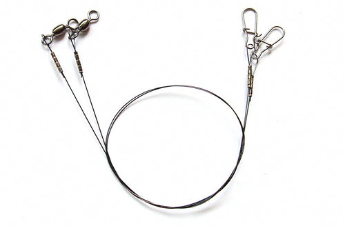 Wire Leader with Snap & Swivel, 2 per Pack, 20-70 cm – product photo