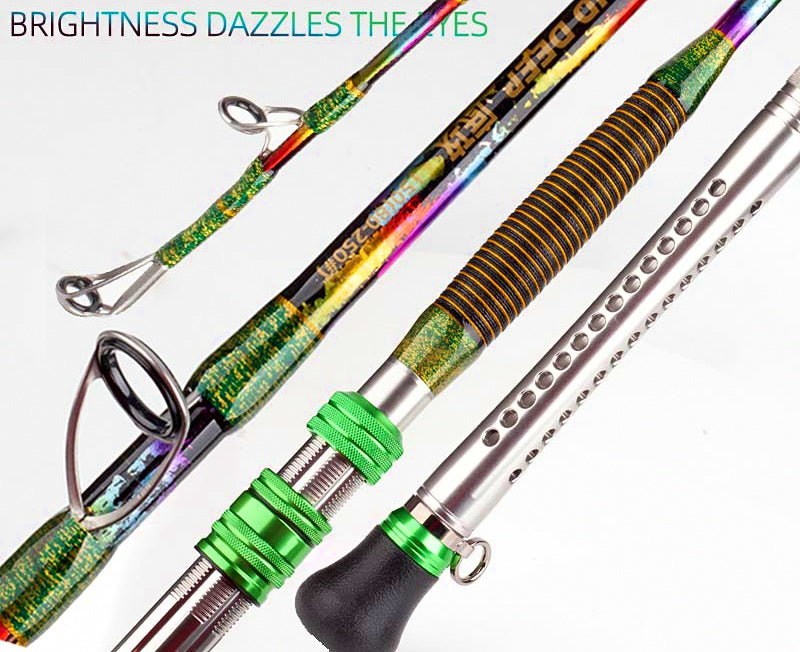 Solid Fiberglass Electric Reel Boat Rod, 1.5–2.1 m (4.9–6.9 ft) – product photo